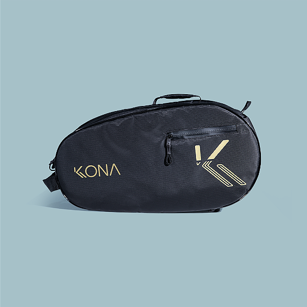 RAQUETEIRA KONA BASIC PLUS - PRETO/DOURADO