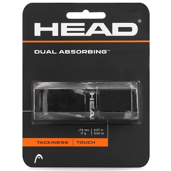 CUSHION GRIP HEAD DUAL ABSORBING PRETO