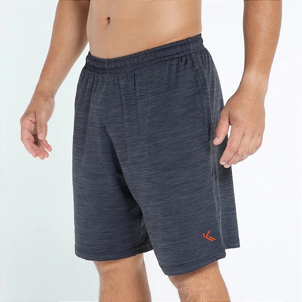 SHORT MASCULINO KONA PRETO RAJADO