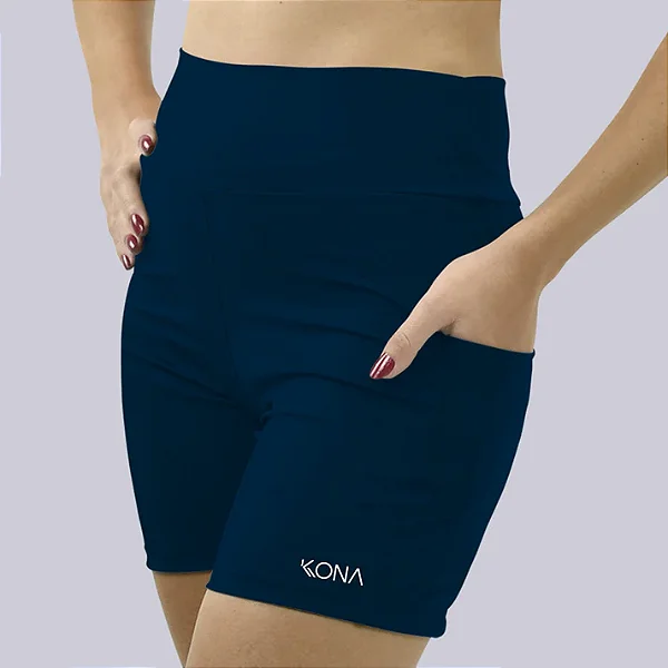 SHORT FEMININO KONA  AZUL MARINHO