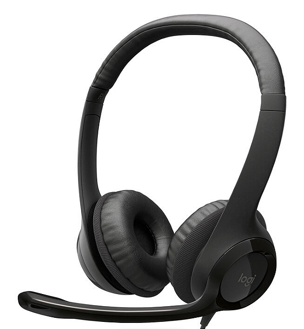 Logitech H390 USB-A Headset (Preto)