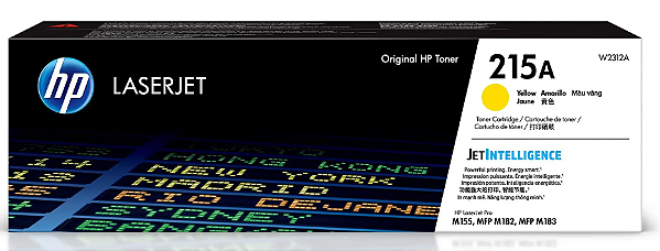 Cartucho de toner HP 215A Amarelo W2312A para Color LaserJet Pro