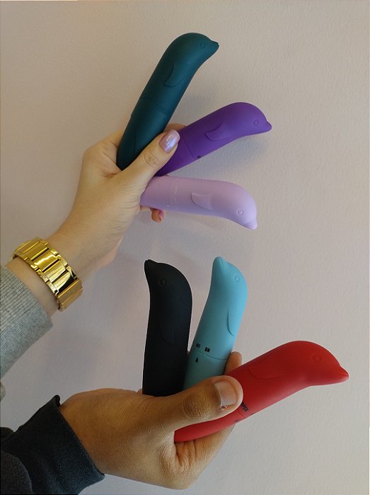 Vibrador Golfinho aveludado