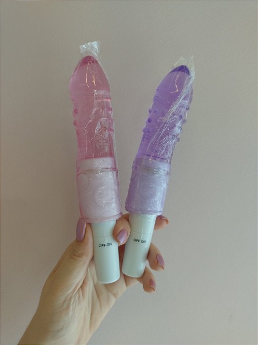 Vibrador Pênis Jelly texturizado