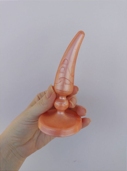 Plug anal curvado silicone