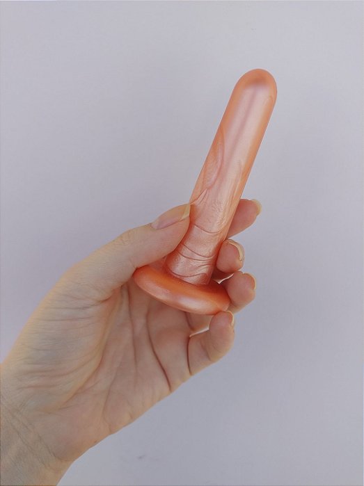 Plug anal dilatador silicone com base