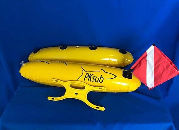 Bóia Torpedo Pk Sub Com Enrolador de Cabo - PK SUB
