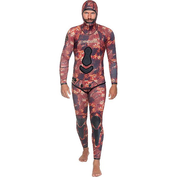 Roupa de Neoprene para Mergulho Cressi Scorpionfish Red 3.5