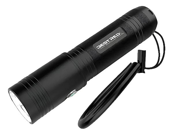 Lanterna Para Pesca Sub Mergulho Best Red Focus 2000 Lúmens
