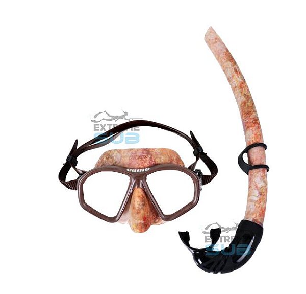 Kit de Mergulho Camuflado Brown - Seasub