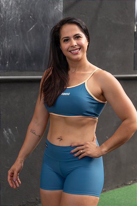 Short Fitness Azul