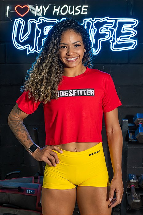 Cropped com Manga CROSSFITTER