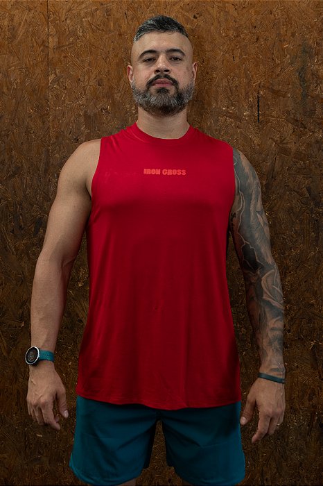 Regata Iron Cross Vermelha
