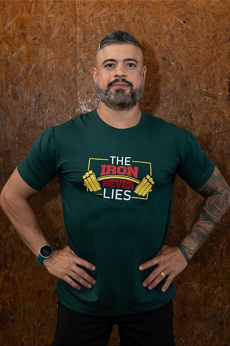 T-shirt THE IRON NEVER LIES