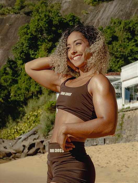 Short Fitness Chocolate