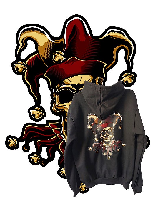 MOLETOM  SKULL JOKER
