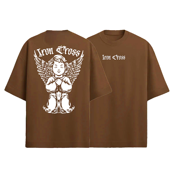 Oversized Anjo Marrom