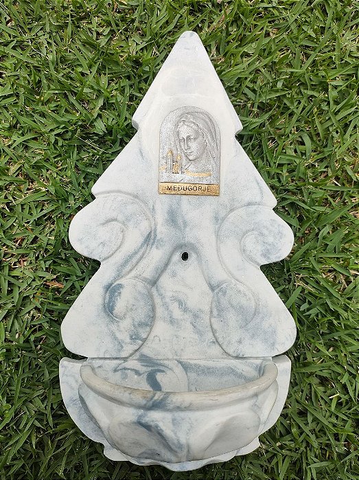 Pia de Água Benta em resina - Medjugorje