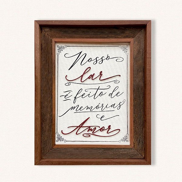 NOSSO LAR - MEMÓRIAS E AMOR