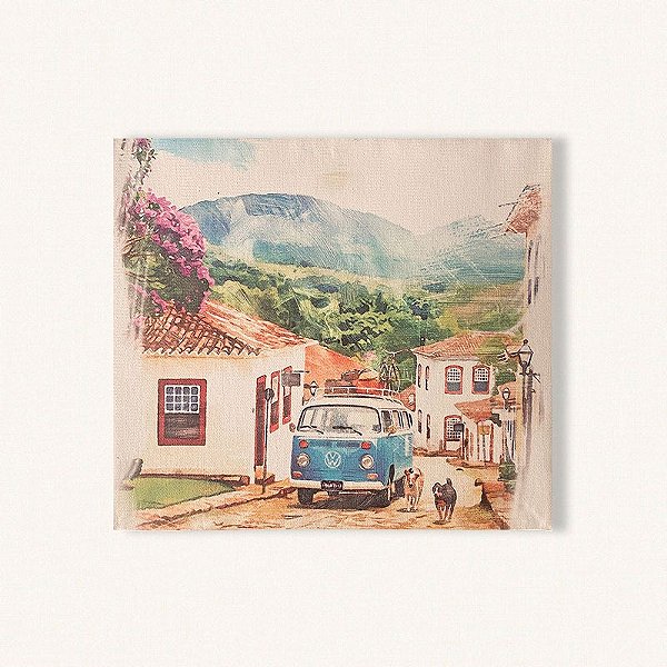 TIRADENTES EU TE AMO - KOMBI RUA DA MATRIZ - 28X25