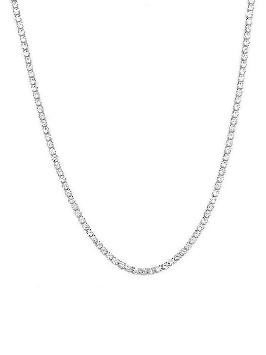 CHOKER RIVIERA | BANHADO A RODIO BRANCO