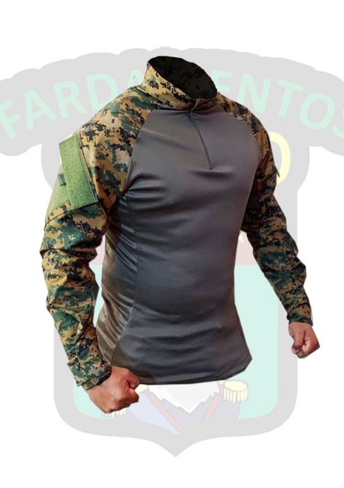Combat Shirt Osório - USMC - Peito Verde