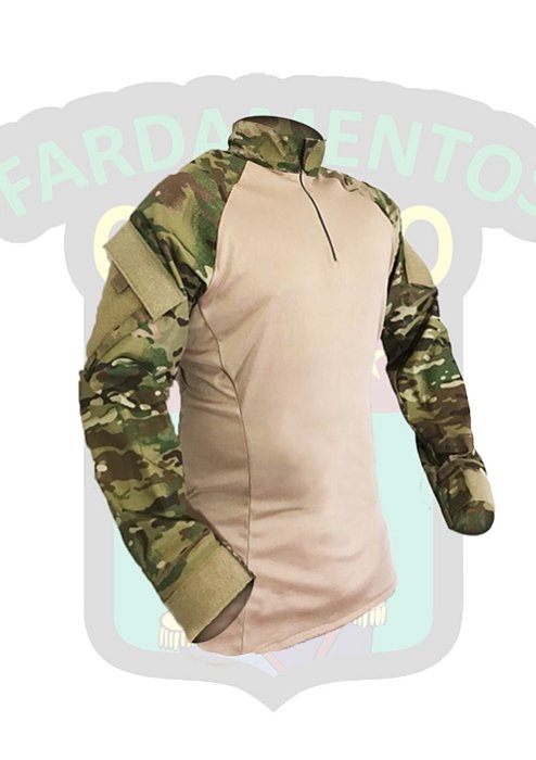 Combat Shirt Osório - MULTICAM SCORPION - Peito Bege