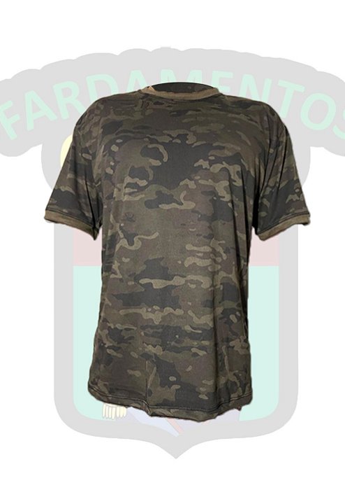 Camiseta Osório Manga curta - MULTICAM BLACK