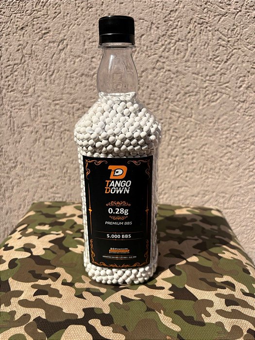 BBs Esferas Plásticas Airsoft - Tango Down - 0.28g - 5.000und