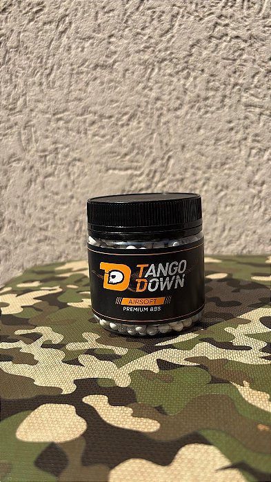 BBs Esferas Plásticas Airsoft - Tango Down - 0.36g - 1000und