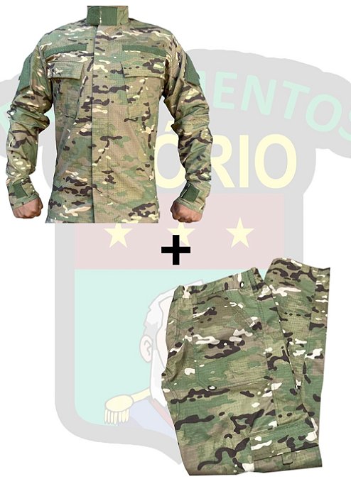 CONJUNTO OSÓRIO - GANDOLA E CALÇA - MULTICAM