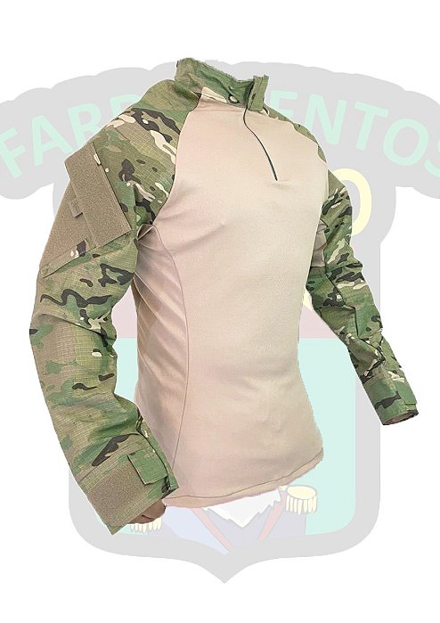 Combat Shirt Osório - MULTICAM  - Peito Bege