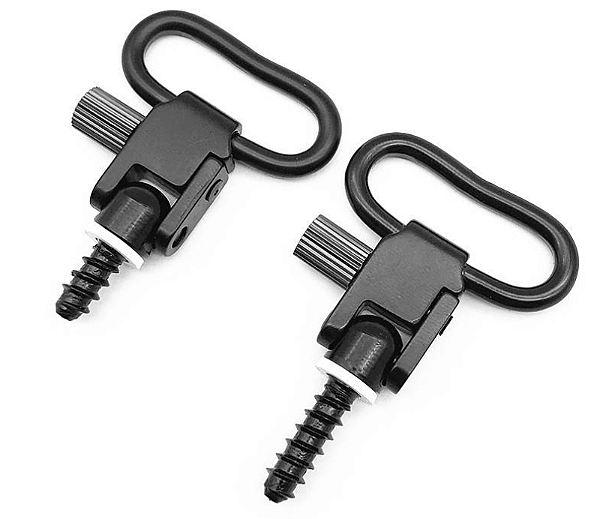 Zarelho De Coronha Madeira Para Bandoleira Com Quick Release - Preto