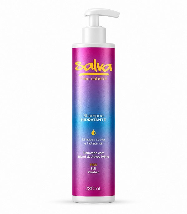Shampoo Hidratante 280ml Salva Meu Cabelo!