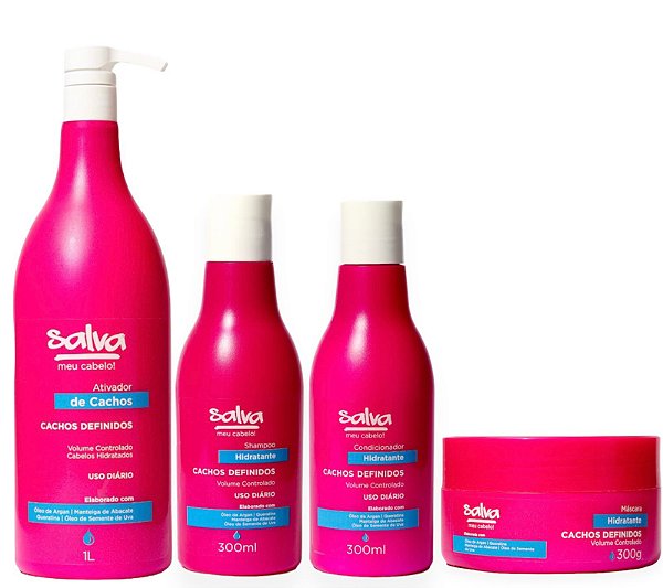 KIT SUPER CACHOS com Ativador de Cachos de 1l