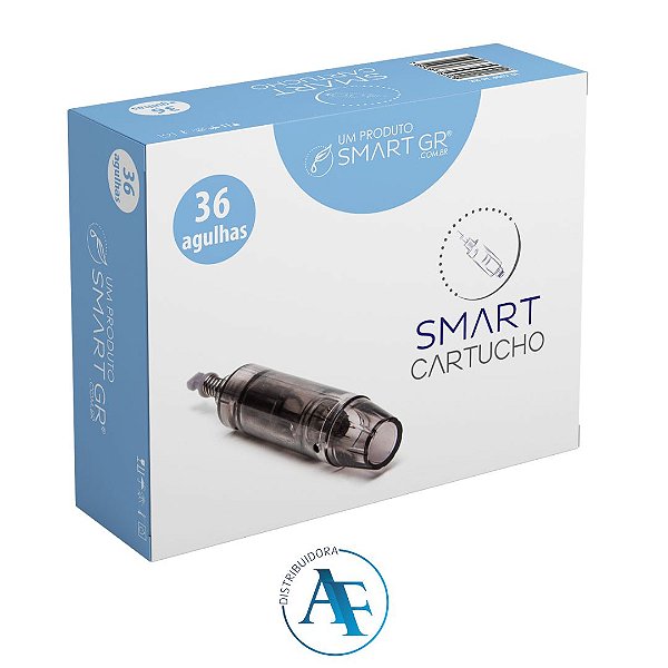 Cartucho Smart Derma Pen Preto - Kit com 10 unidades - 36 agulhas - Smart GR