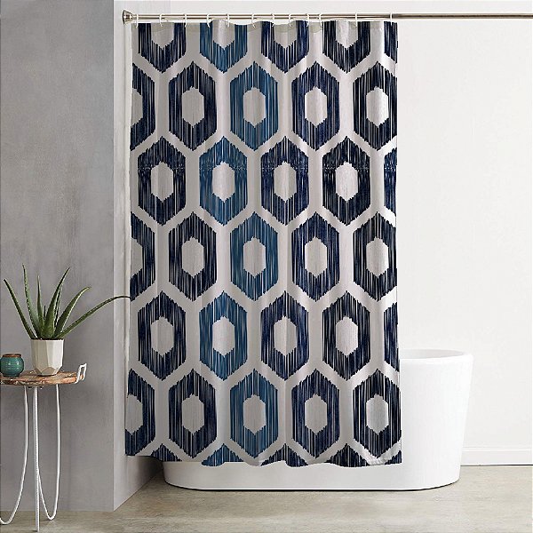 Cortina Para Box 1,40x1,80m Synth Geometric 01