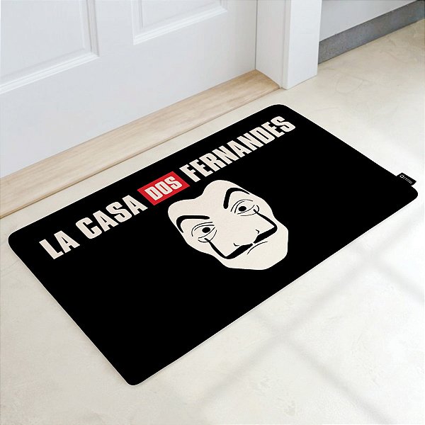 Tapete Decorativo 60x40cm La Casa (PERSONALIZÁVEL)