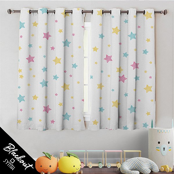 Cortina Blackout Infantil 1,50 x 2,40 m – Céu dos Sonhos | Synth Kids