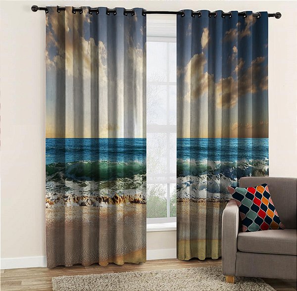 Cortina Synth 2,50x2,90m Beach Dreams