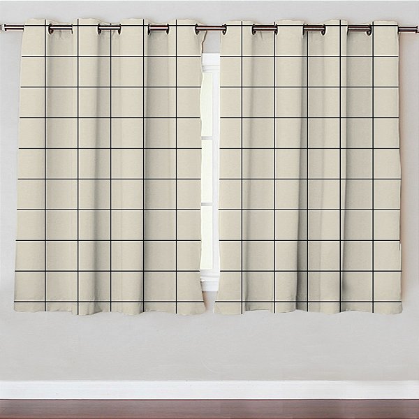 Cortina Synth 1,80x2,60m Grid Bege