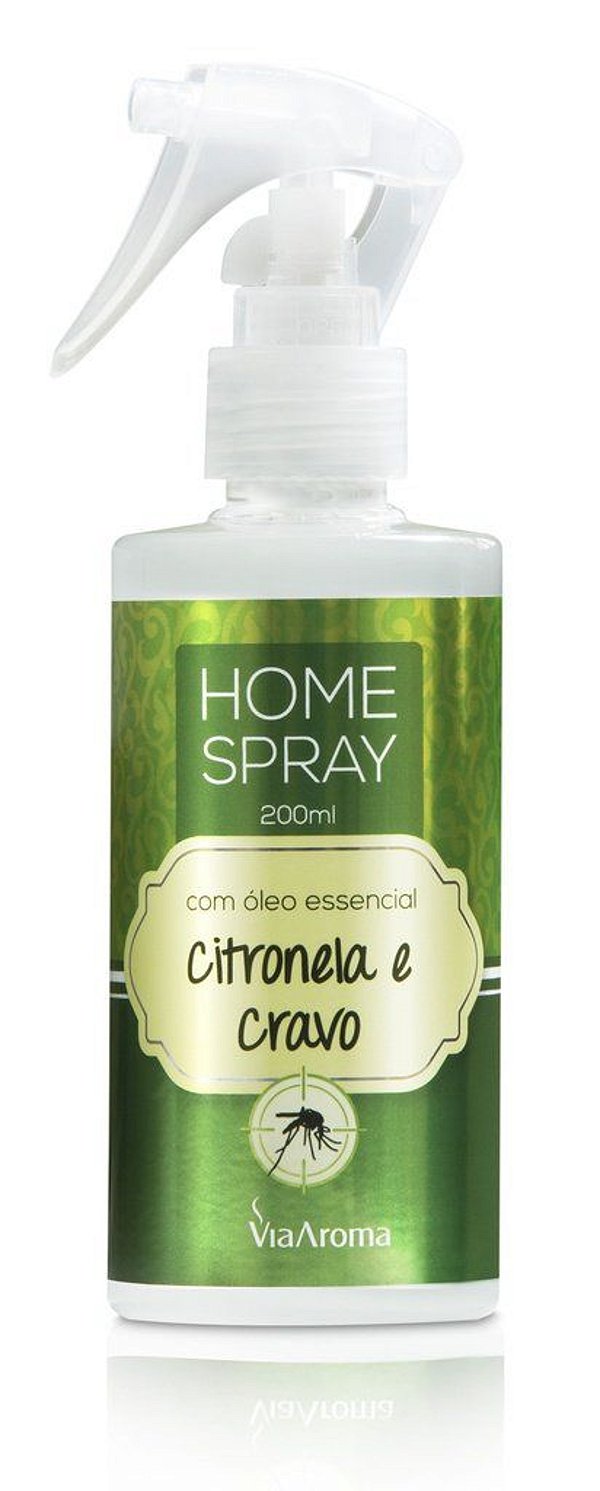 Home Spray Óleo Citronela/Cravo Via Aroma 200ml