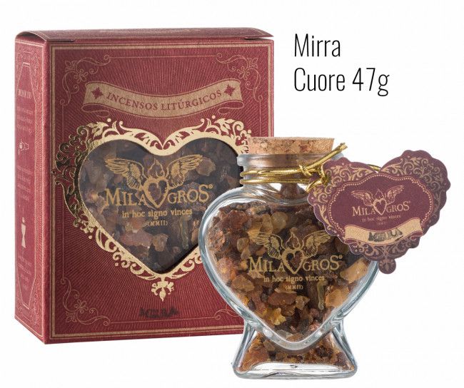 Incenso Mirra Cuore 47g Milagros