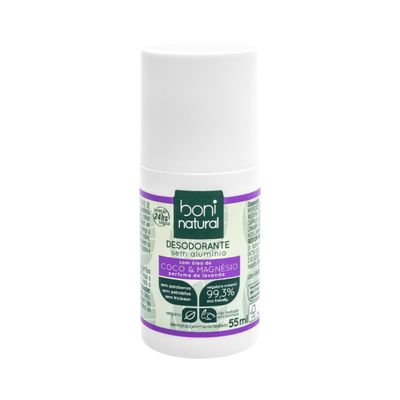 Desodorante Roll-On Boni Natural Coco e Magnesio 55ml