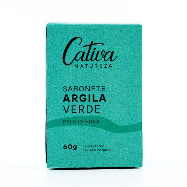 Sabonete Pele Oleosa Verde Cativa Natureza 60g