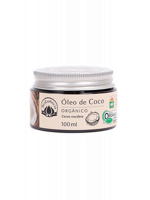 Óleo Vegetal de Côco Orgânico 100ml Bioessencia