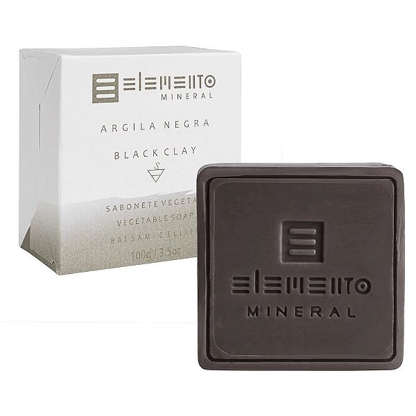 Sabonete Argila Negra Elemento Mineral 100g
