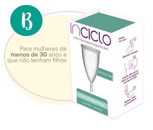 Coletor Menstrual Inciclo - Modelo B