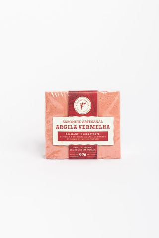 Sabonete Argila Vermelha Cheiro Brasil 60gr