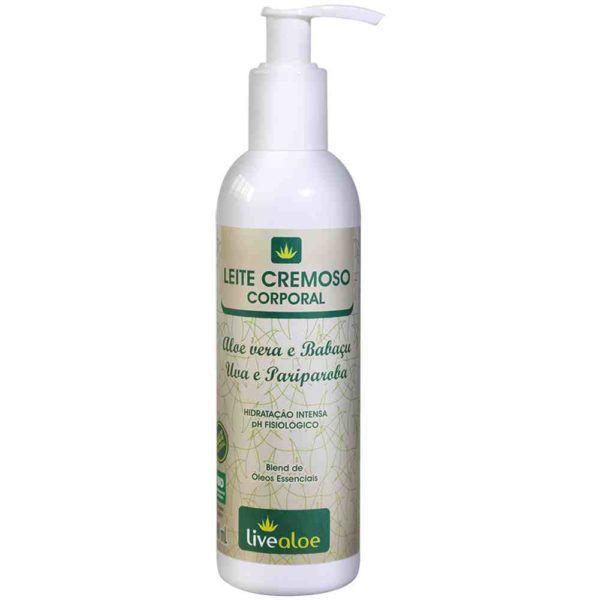 Leite Cremoso Corporal Livealoe 240ml